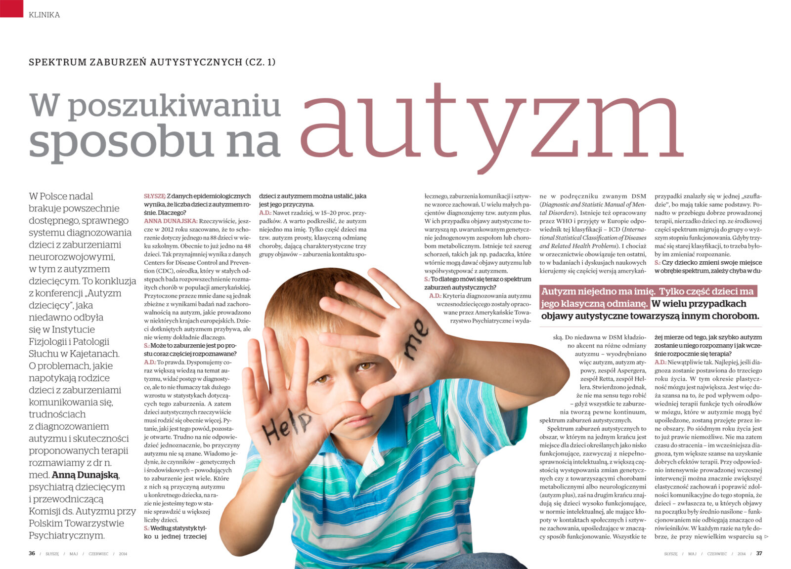 W poszukiwaniu sposobu na autyzm - wywiad z dr n. med. Anną Dunajską